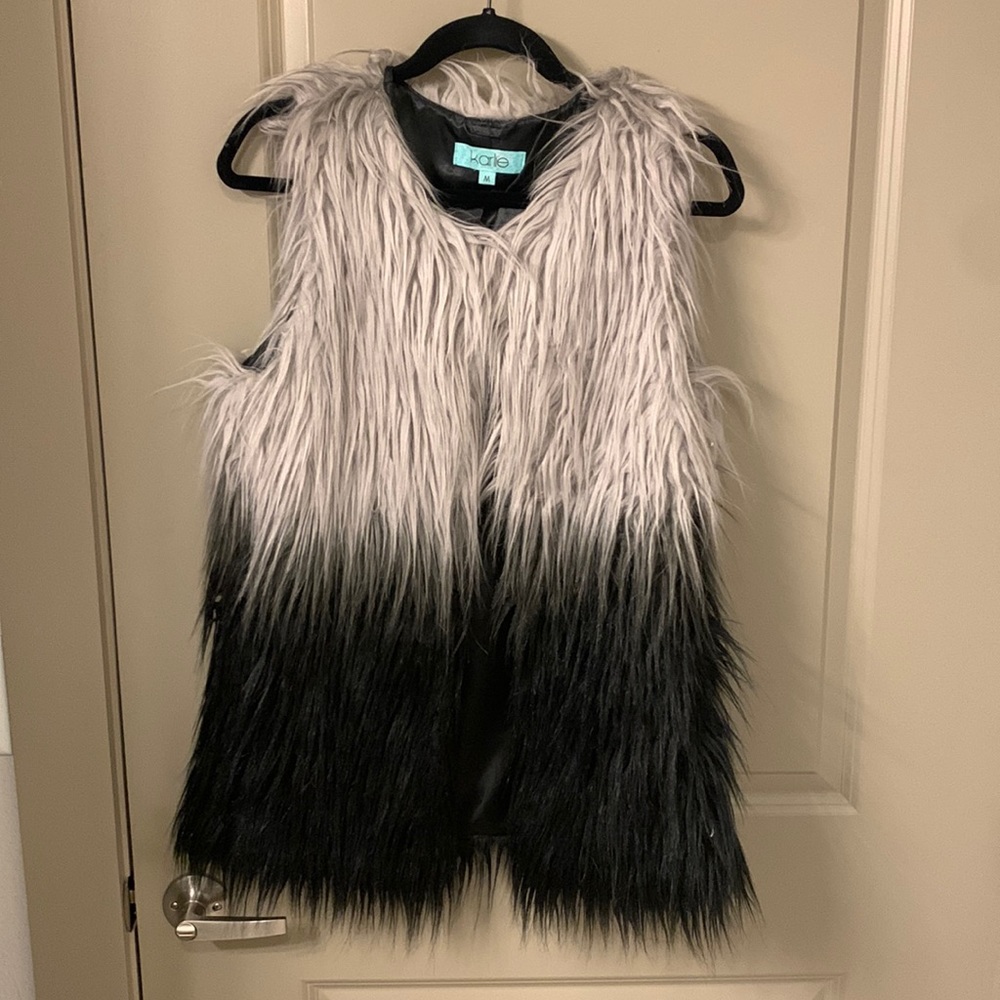 Karlie ombré fur vest